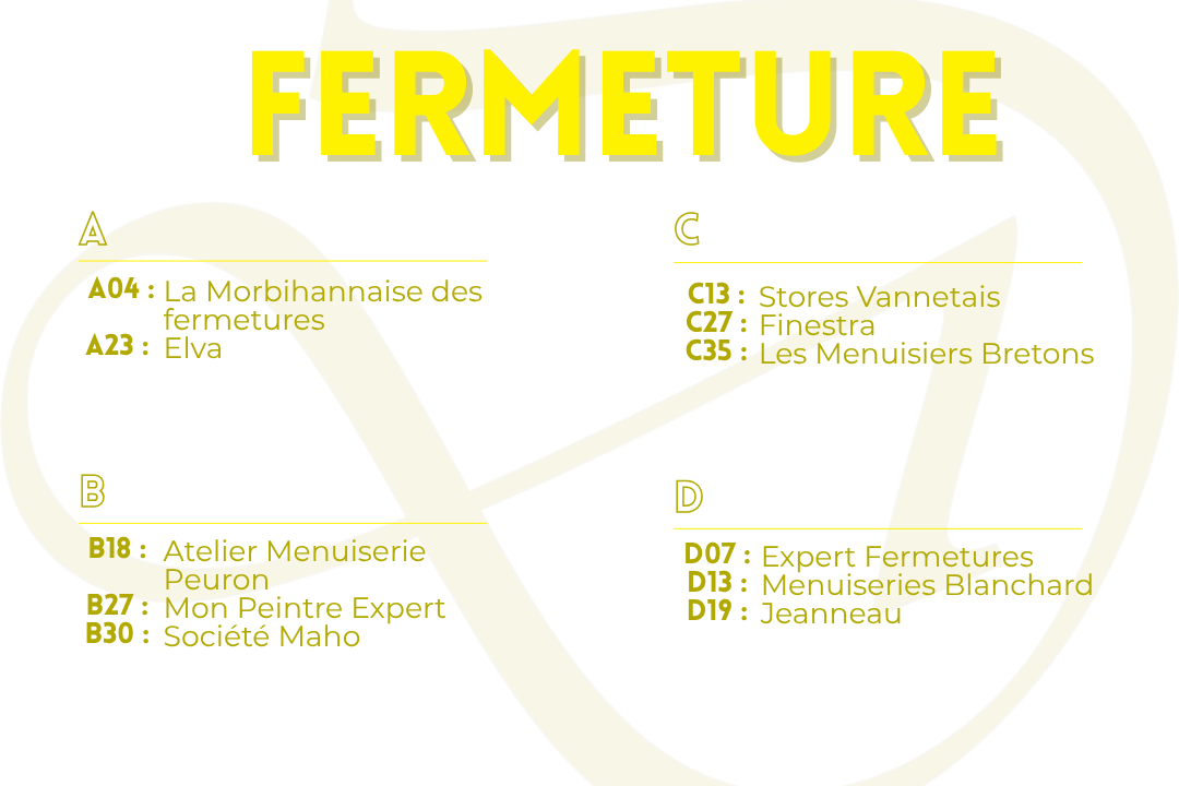 Fermeture Lorient